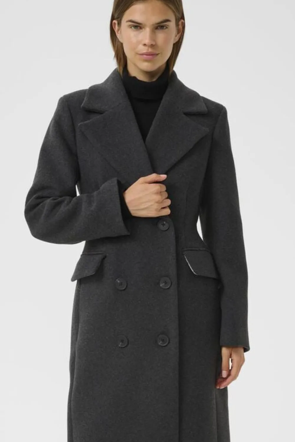 Dame InWear ThoraIW Wool Lapel Coat R
