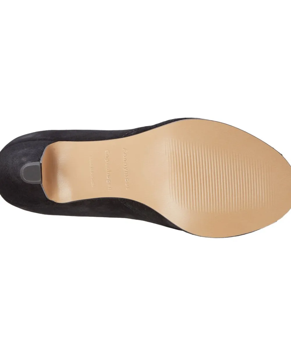 Anonymous Copenhagen Tiffany Stiletto Calf suede Black