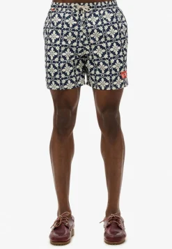 Superdry TILE PRINT 16 SWIM SHORT Navy tala tile Hot