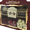 Almuegaarden Tillykke-Gaveæske med flag bolcher, hindbær choko-mandeler og sne chok Online
