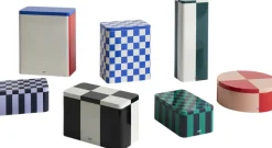 Hay Tin Container-Medium-Black and off-