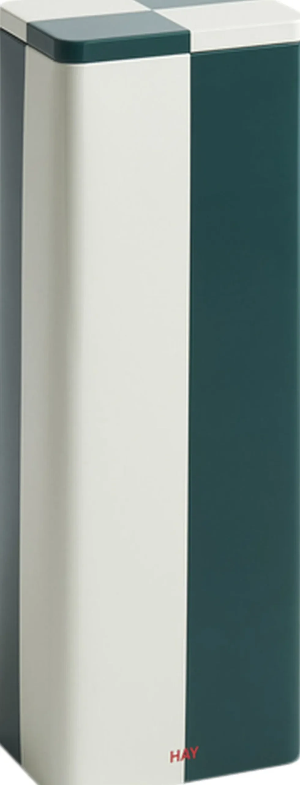 Hay Tin Container-Slim-Green and off-wh Outlet