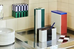 Tin Container-X-Large-Off-white, bl>Hay Clearance