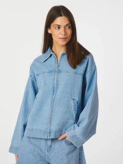 Neo Noir Titan Denim Jacket Light blue Hot