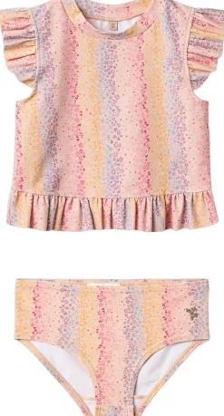 Wheat Todelt Badesæt Alma Multi rainbow Sale