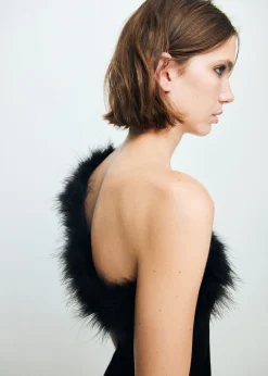 MANGO TOP XPLUMI Black New