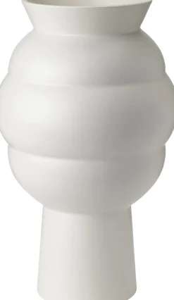 Knabstrup Keramik Tortus Archie vase No4 white