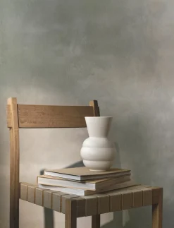 Knabstrup Keramik Tortus Archie vase No1 white