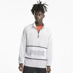 Puma Train Graphic jakke Hvid Sale