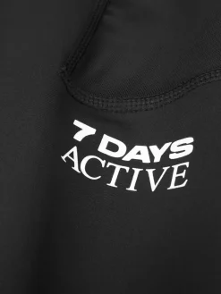 7 Days Active Training Tights 001 black Clearance