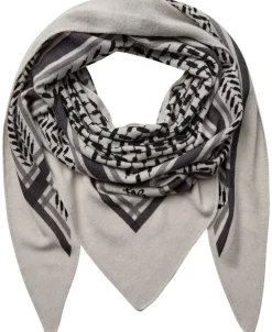 Lala Berlin Triangle Trinity Classic M - 100% cashmere Alabastro off-white