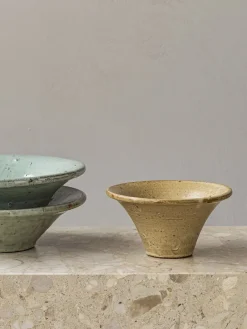 Audo Copenhagen Triptych Bowl, Ø22,5, Coral Blue