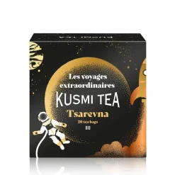 Kusmi Tea Tsarevna Organic 2025 - 20 muslin Tea Bags - 40gr Best