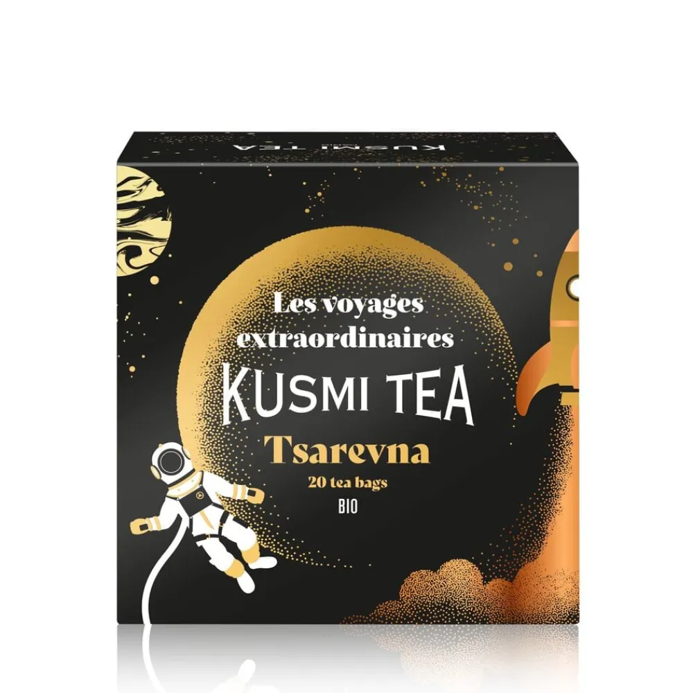 Kusmi Tea Tsarevna Organic 2025 - 20 muslin Tea Bags - 40gr Best