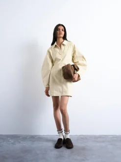 TSDANIA STRUCTURED MINI DRESS - COTTON>Topshop Best