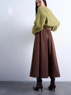 TSDORY MIDI SKIRT WVN>Topshop Hot