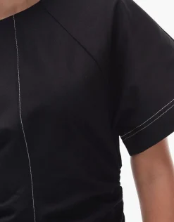 Topshop TSHEIDI SS MINI DRESS Black