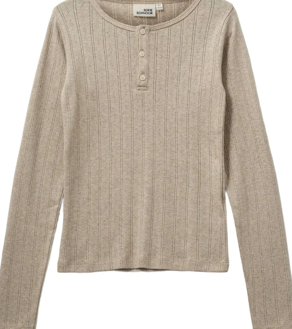 Sofie Schnoor T-shirt long-sleeve Beige