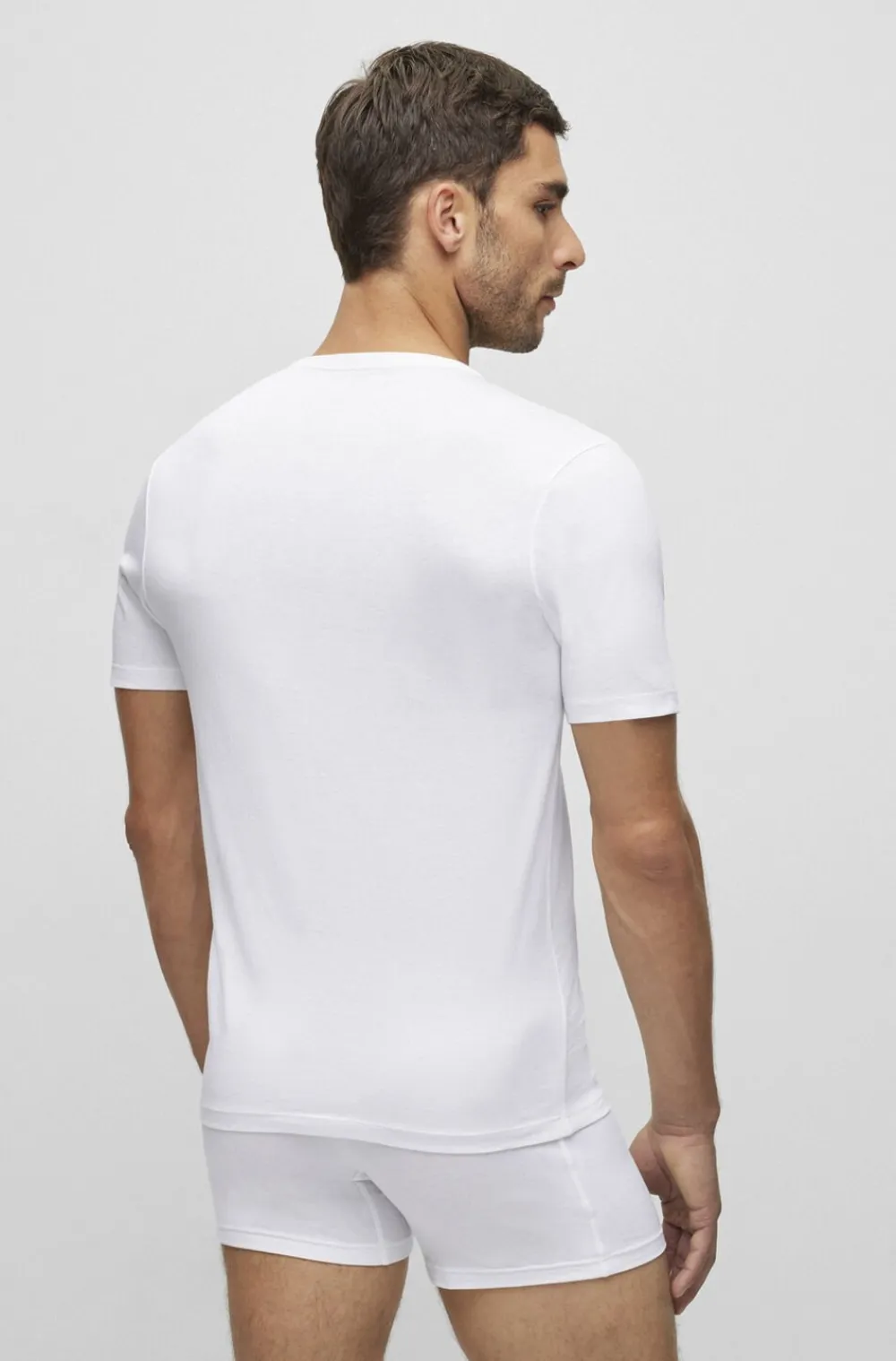 BOSS TShirt RN 3P Classic Hvid Hot