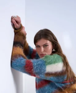 TSKELLY LS FLUFFY PULLOVER><noscript><img width=