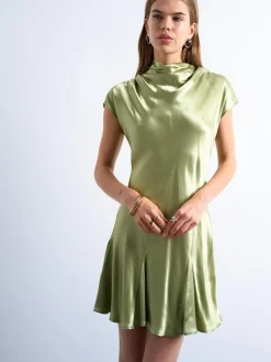 TSMILLA SS O-NECK MINI DRESS WVN>Topshop Hot