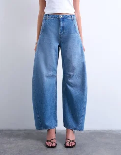 TSNANNA OVERSIZED BARREL DNM JEANS>Topshop Best