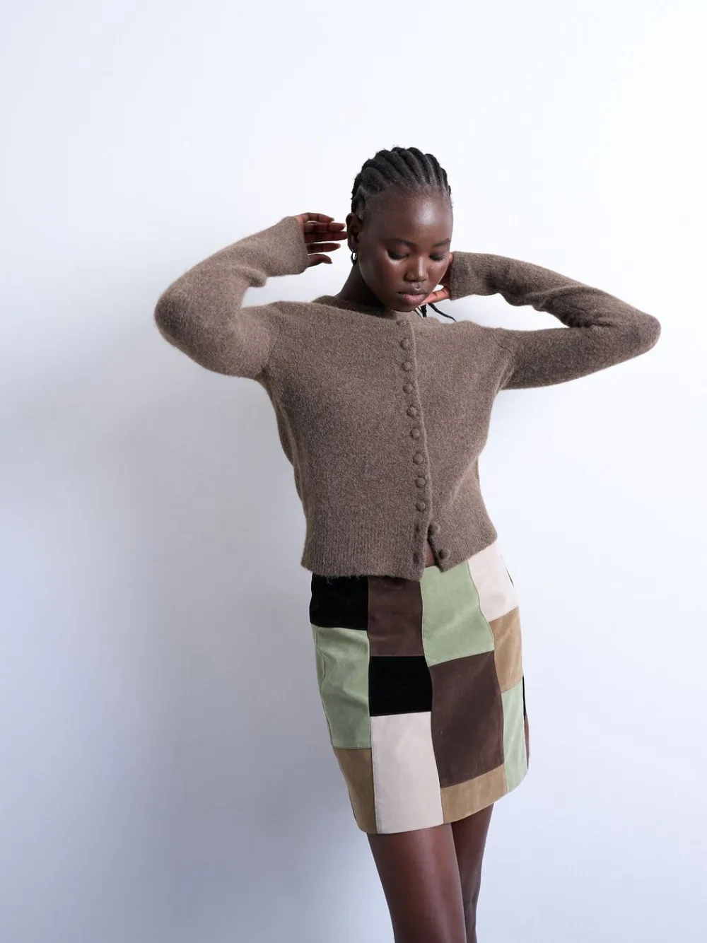 Topshop TSSIA CARDIGAN Chocolate brown Outlet