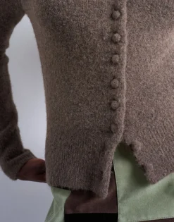 Topshop TSSIA CARDIGAN Chocolate brown Outlet