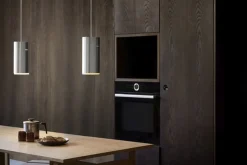 Moebe Tube Pendant, Brushed Aluminium, Large