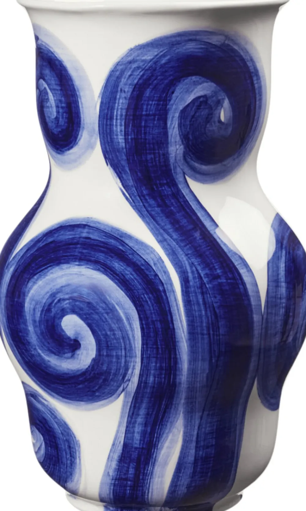 Kähler Tulle Vase H22. 5 cm blå Best