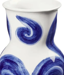 Kähler Tulle Vase H22. 5 cm blå Best