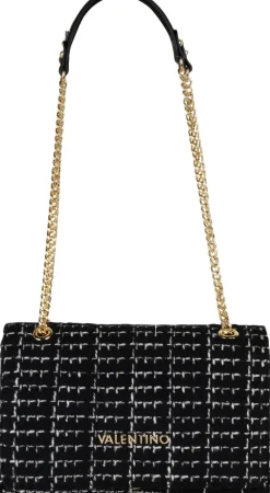 Valentino Bags Tweed skuldertaske Nero/multicolor New