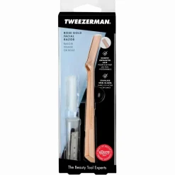 Retail Facial Razor Rose Gold>Tweezerman