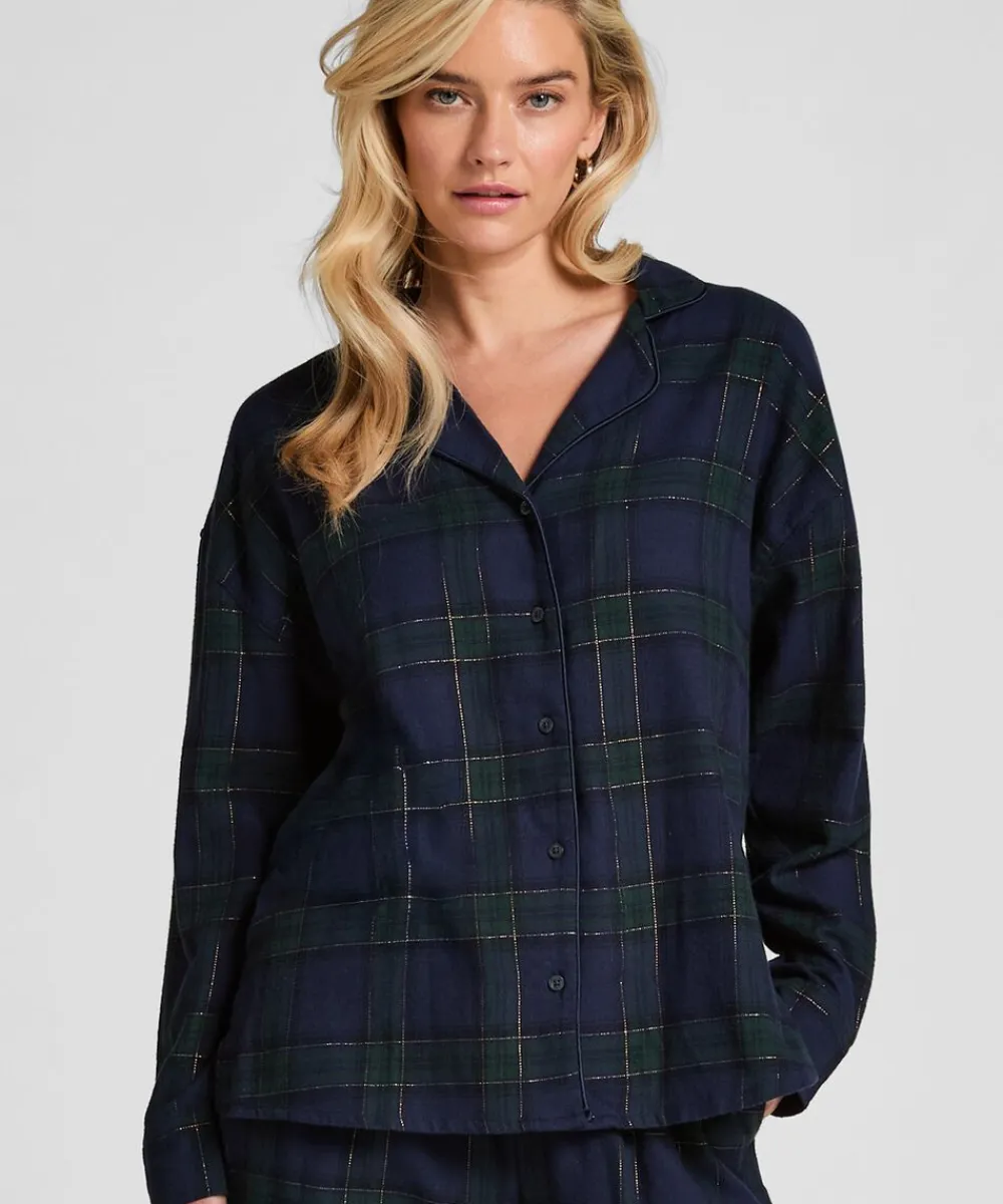 Dame Hunkemöller Twill Long-Sleeved Pyjama Top