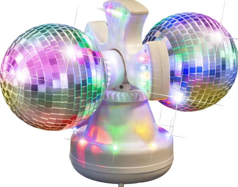 Legetøj TWIN SPEJLKUGLERmLEDLYS Clearance