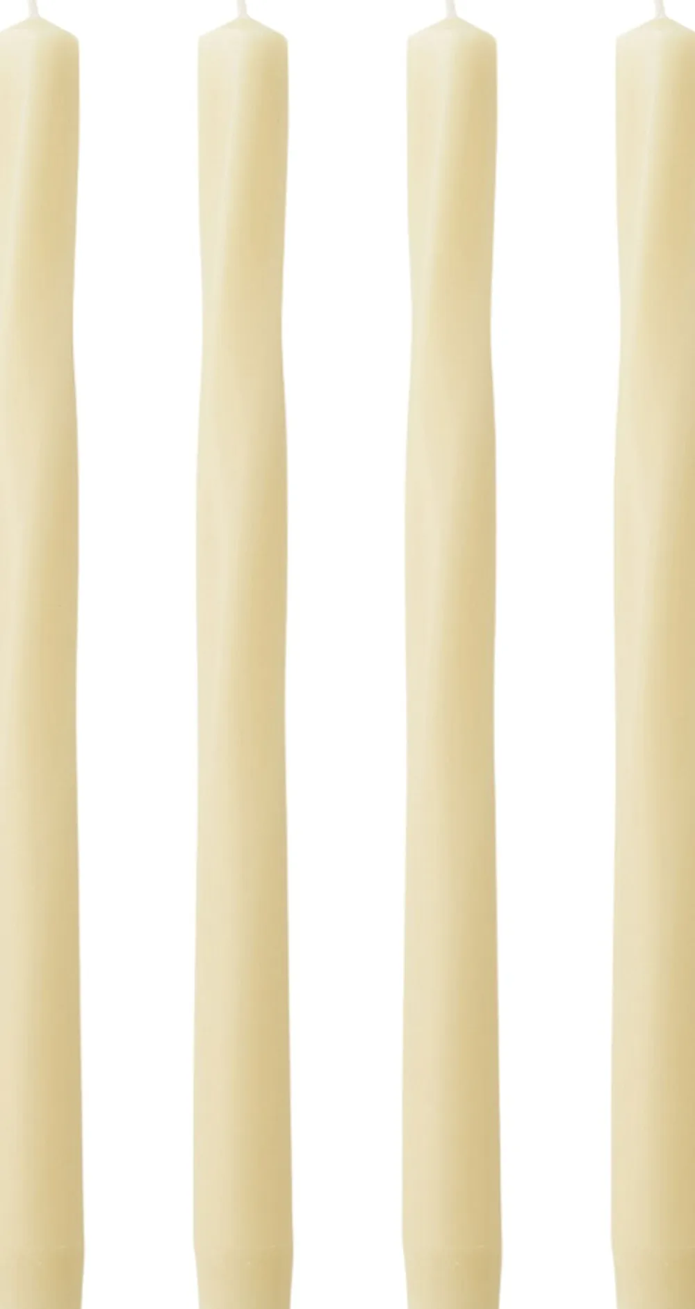 Audo Copenhagen Twist Tapered Candle, H30, Ivory, S Hot