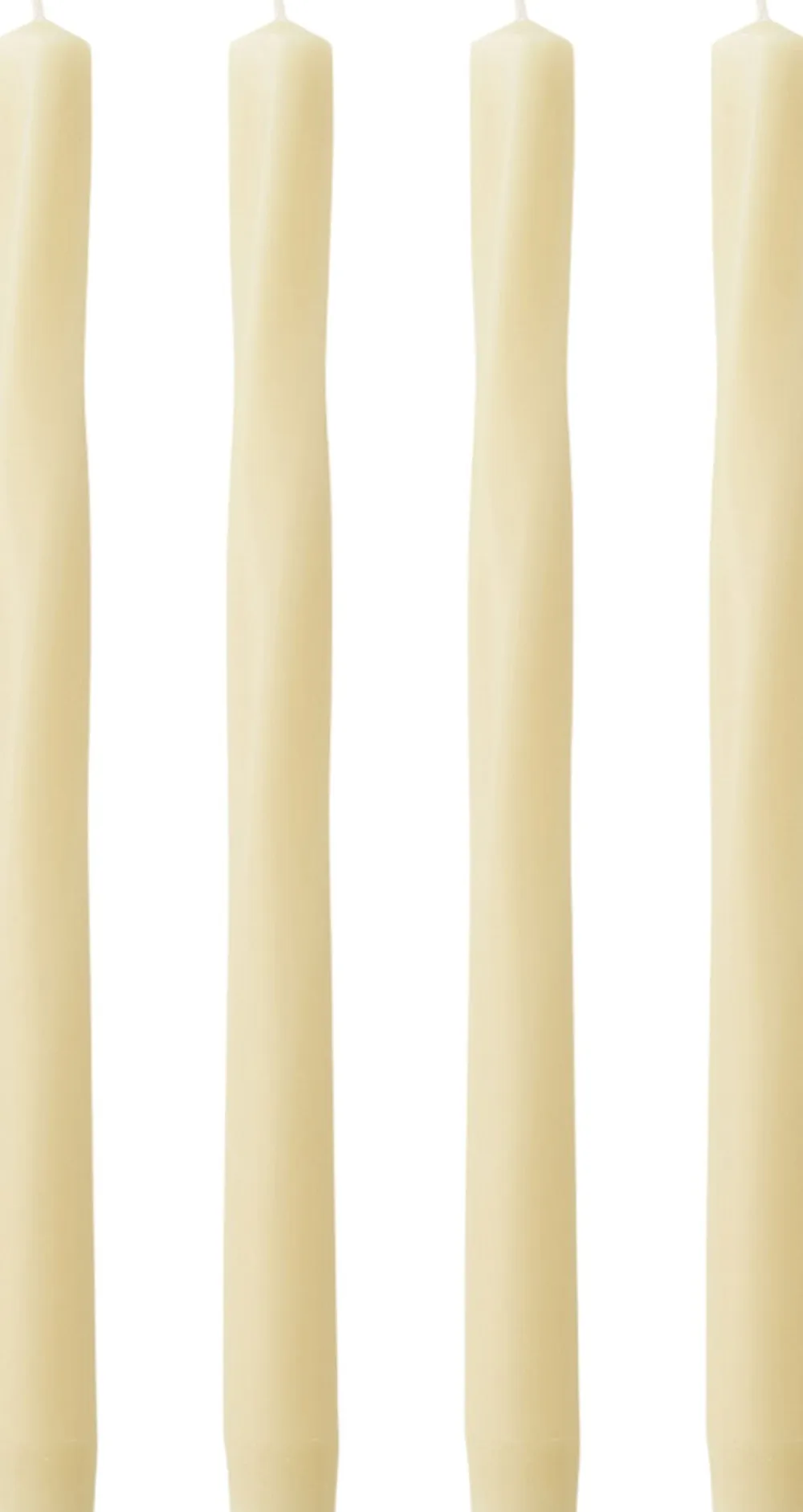 Audo Copenhagen Twist Tapered Candle, H30, Ivory, S Hot