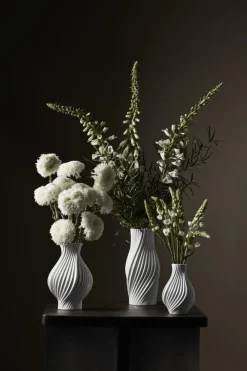 Twist Vase H18 cm hvid porcelæn><noscript><img width=