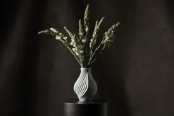 Twist Vase H18 cm hvid porcelæn><noscript><img width=