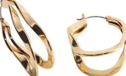 Twisted hoop earrings>MANGO Discount