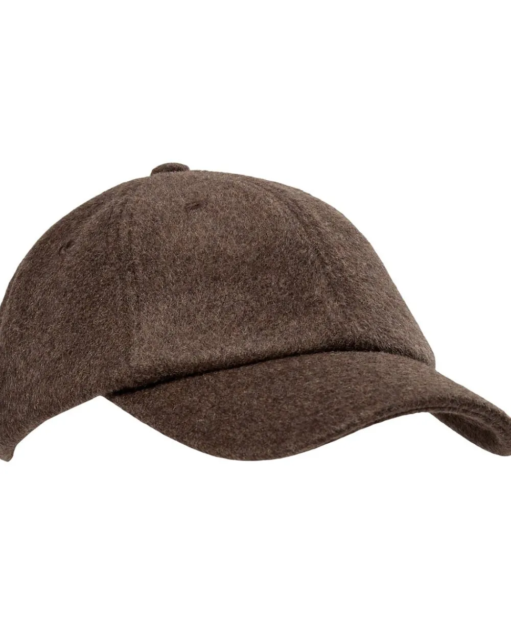 Magasin du Nord Collection Uldkasket 2 Dark brown melange