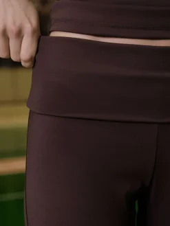 Neo Noir Ulianna Leggings Pants Chocolate brown Clearance