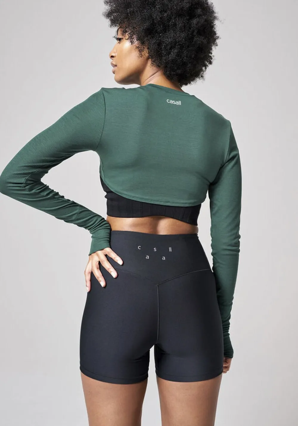 Casall Ultra High Waist hotpants Sort Hot