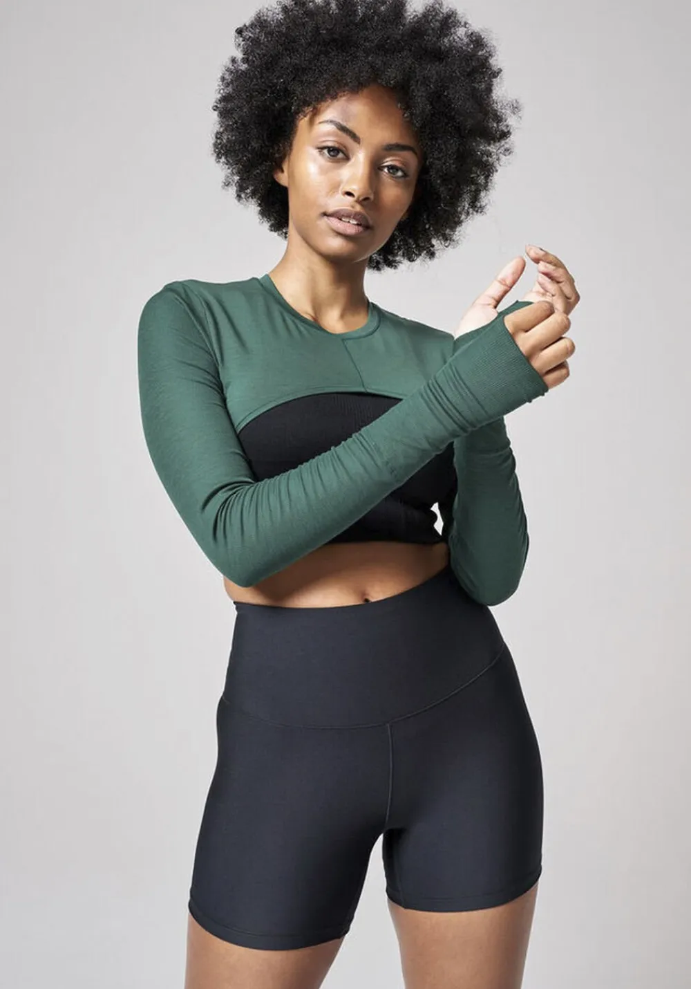 Casall Ultra High Waist hotpants Sort Hot