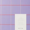 UMA Flat Lay Notebook - Medium, Lavender check>Notem Outlet