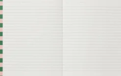 UMA Notebook, Flat-Lay - Medium, Green & Rose>Notem Discount