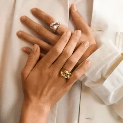 Pilgrim UNFOLD ring silver-plated