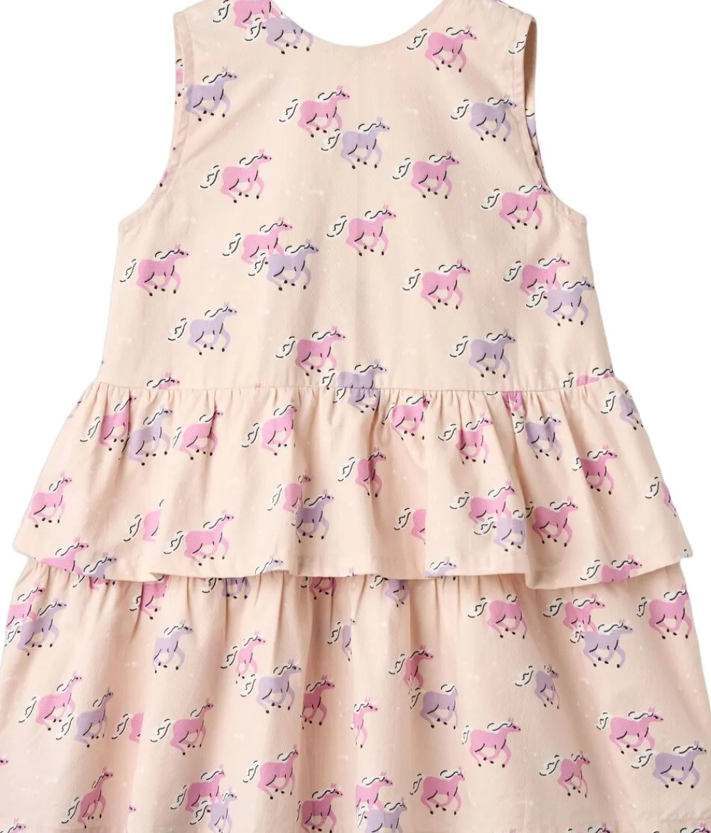 Copenhagen Colors DRESS W. RUFFLE & BOW Unicorn Online