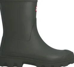 Hunter UNISEX DOWNPOUR SHORT BOOT Dark olive New