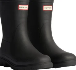 Hunter UNISEX DOWNPOUR SHORT INSULATED BOOT Black Clearance